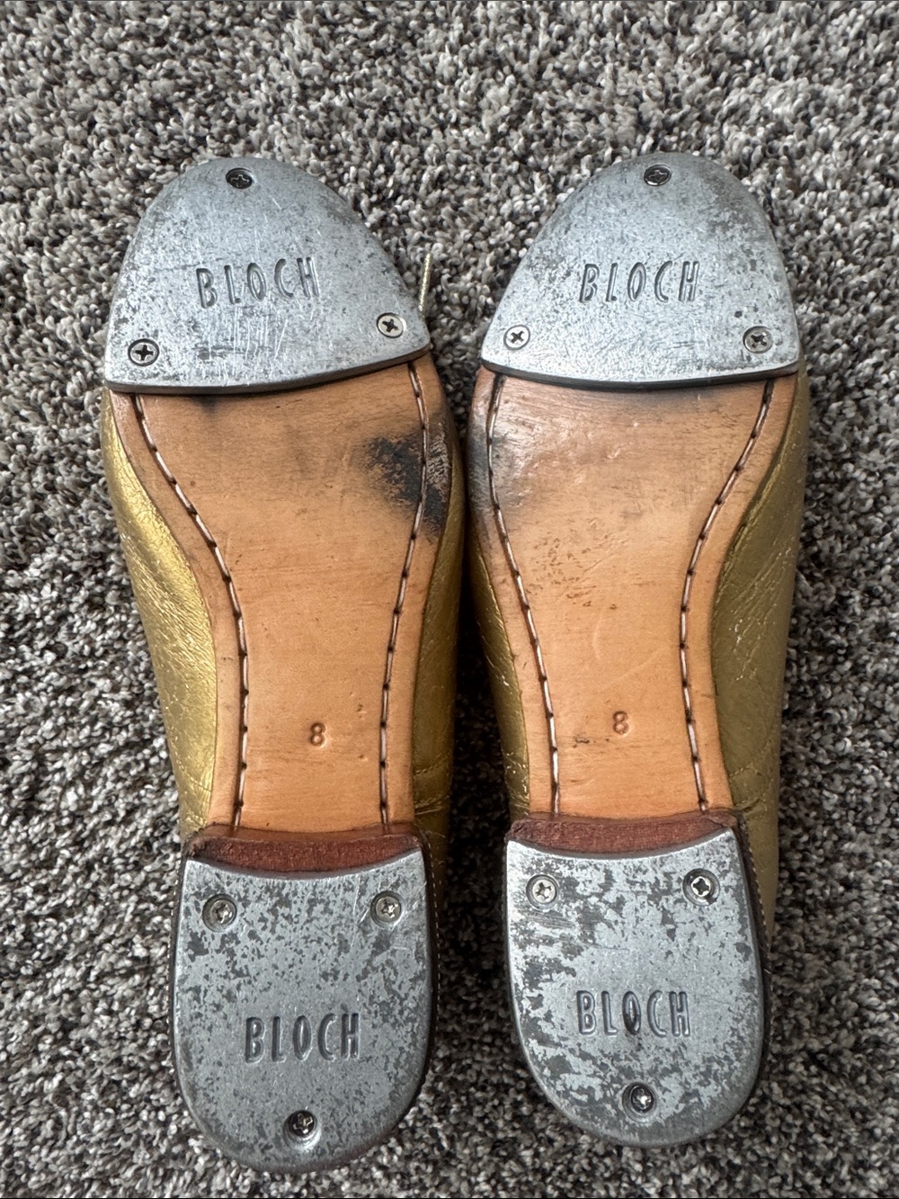 Bloch Men’s Metallic Gold Tap Shoes